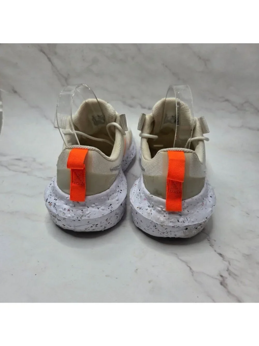 Nike Crater Impact Sneakers White Gray Running Shoes CW2386-100 Women's 10